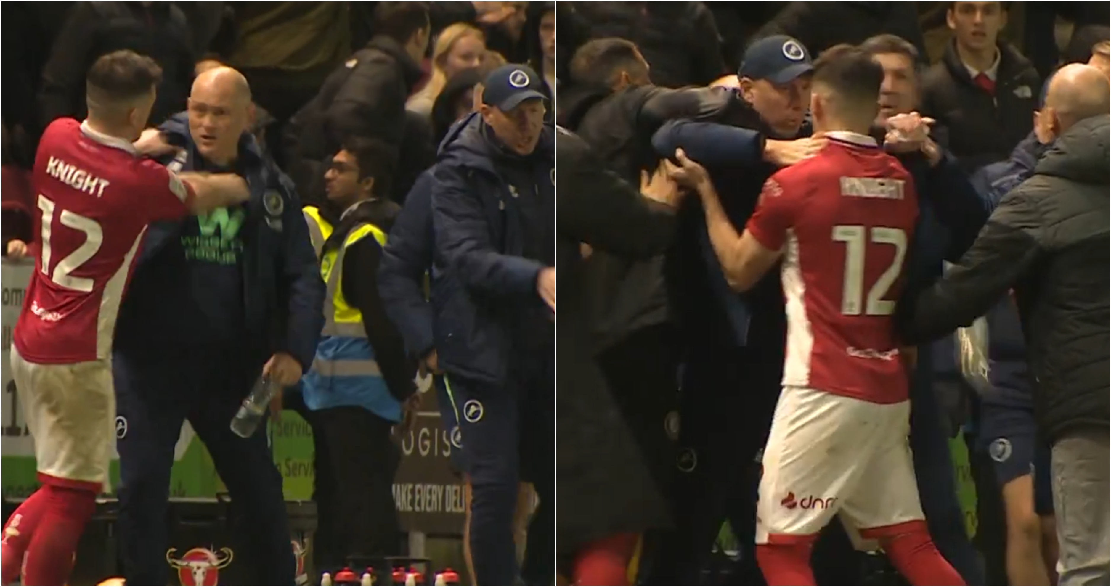 Neviđene scene u Čempionšipu – Ivanoviće gol za pobedu Milvola ostao u senci tuče!